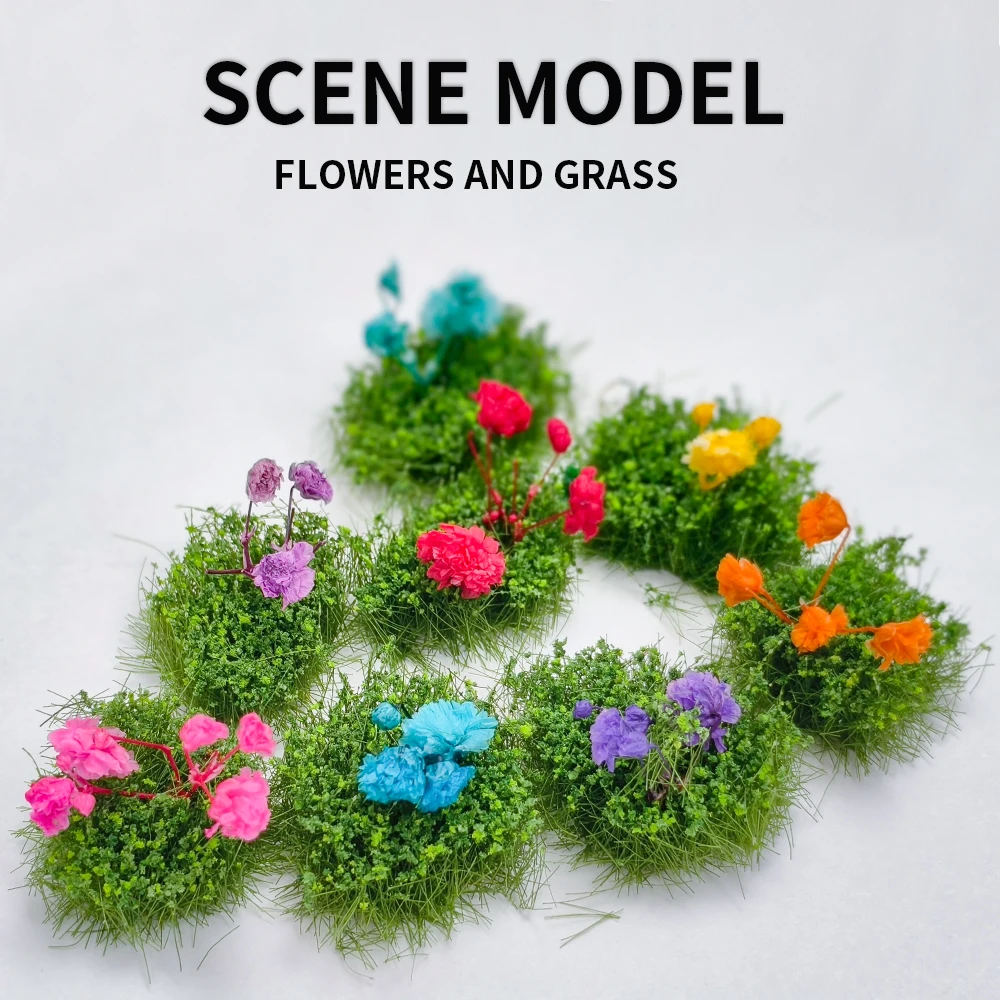 3pcs/lot Artificial Miniature Flower Cluster for Diy Model Making/Railway Train Layout/Sandtable Landscape/Diorama Random Colors
3pcs/lot Artificial Miniature Flower Cluster for Diy Model Making/Railway Train Layout/Sandtable Landscape/Diorama Random Colors