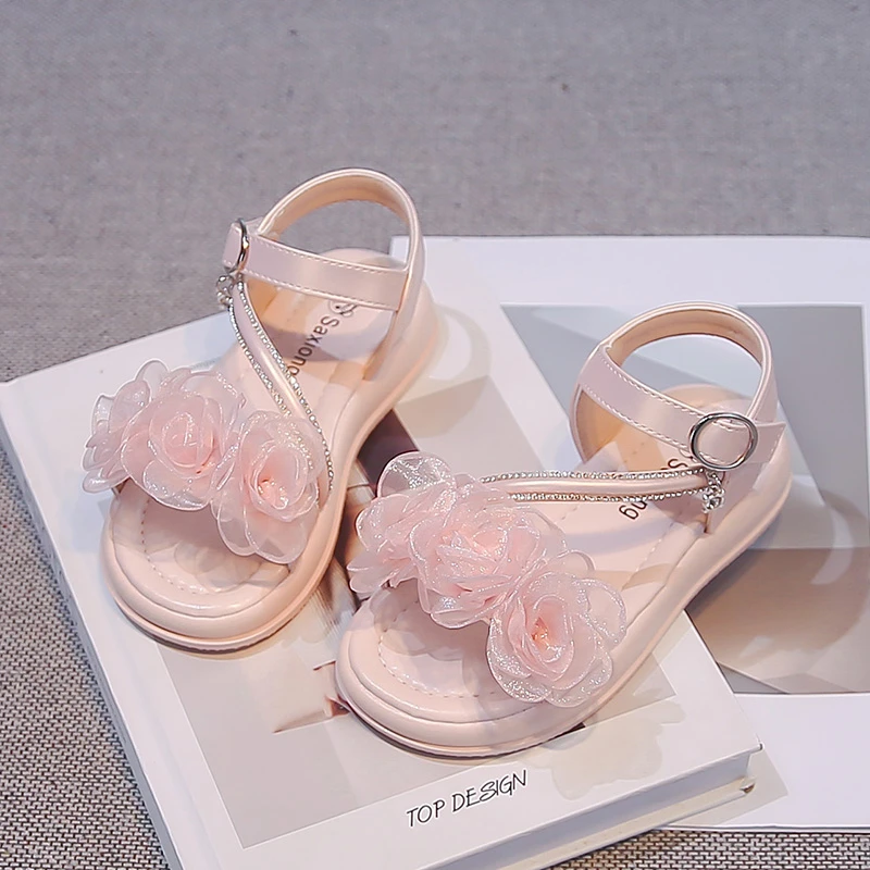 Kids Beach Shoes Sweet Lace Flowers Girls Casual Shoes Open Toes Soft Bottom 2026 Summer New Children Princess Sandals Non-slip
Kids Beach Shoes Sweet Lace Flowers Girls Casual Shoes Open Toes Soft Bottom 2026 Summer New Children Princess Sandals Non-slip