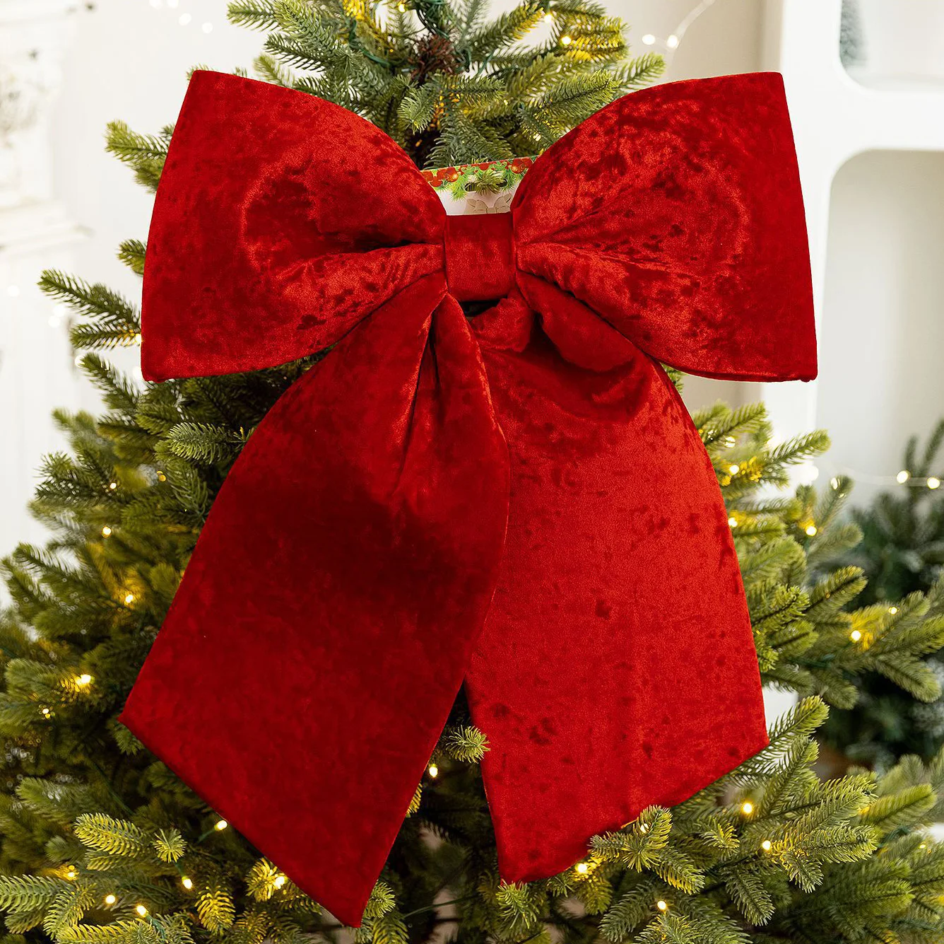 Красный большой фланелевый бантик-подвеска для новогодней елки, бренд Mingtai, Гуандун
Красный большой фланелевый бантик-подвеска для новогодней елки, бренд Mingtai, Гуандун
