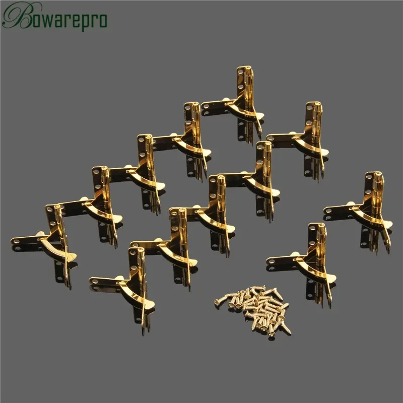 bowarepro 12pcs 90 Degree Angle Support Spring Hinge Door Hinges for Small Jewelry Wine Case Cabinet Box Wooden Lid 31MM*30MM
bowarepro 12pcs 90 Degree Angle Support Spring Hinge Door Hinges for Small Jewelry Wine Case Cabinet Box Wooden Lid 31MM*30MM