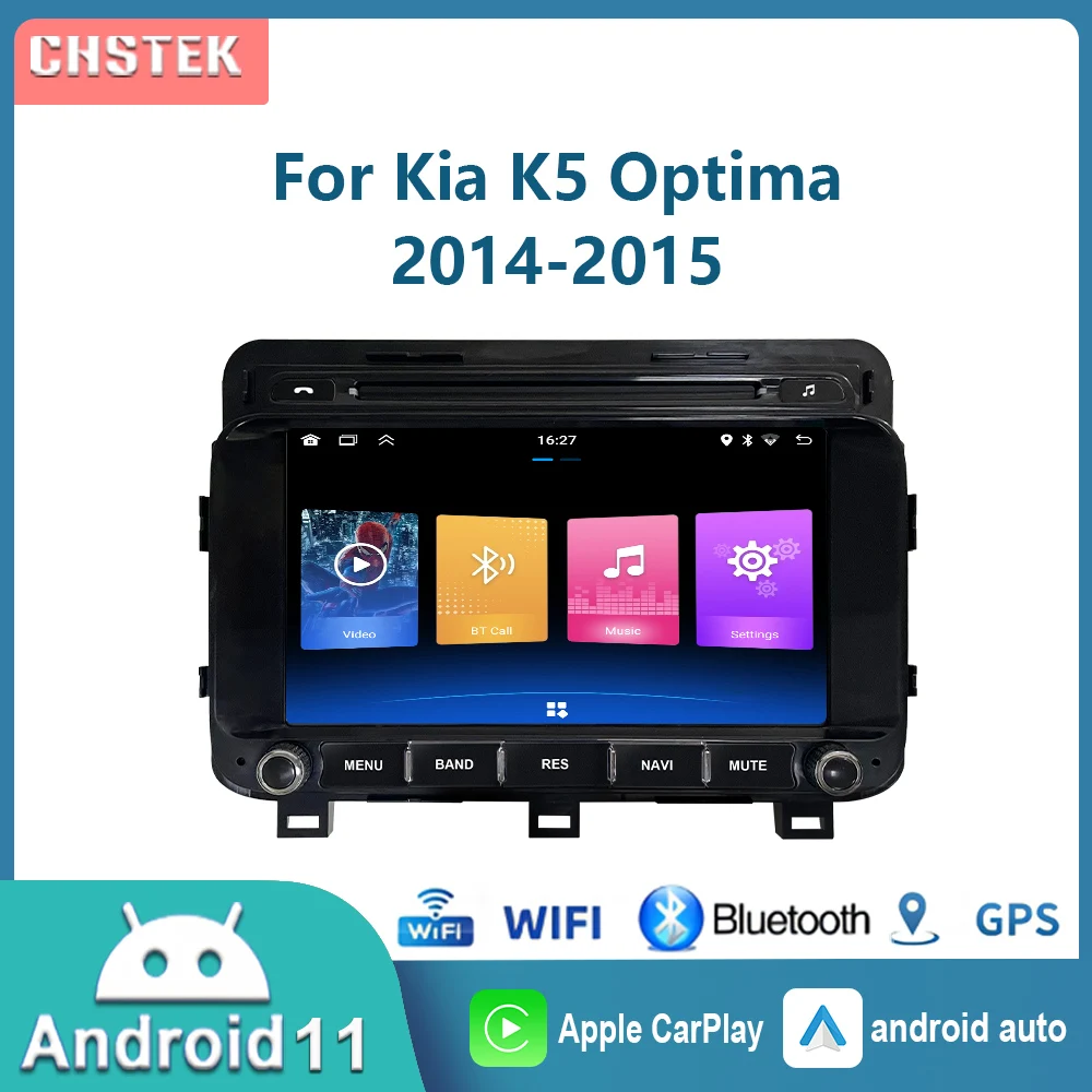 CHSTEK Car Radio Navigation player Wireless CarPlay For Kia Optima K5 TF 2014-2016 Android 11 Auto Stereo Multimedia GPS WIFI
CHSTEK Car Radio Navigation player Wireless CarPlay For Kia Optima K5 TF 2014-2016 Android 11 Auto Stereo Multimedia GPS WIFI