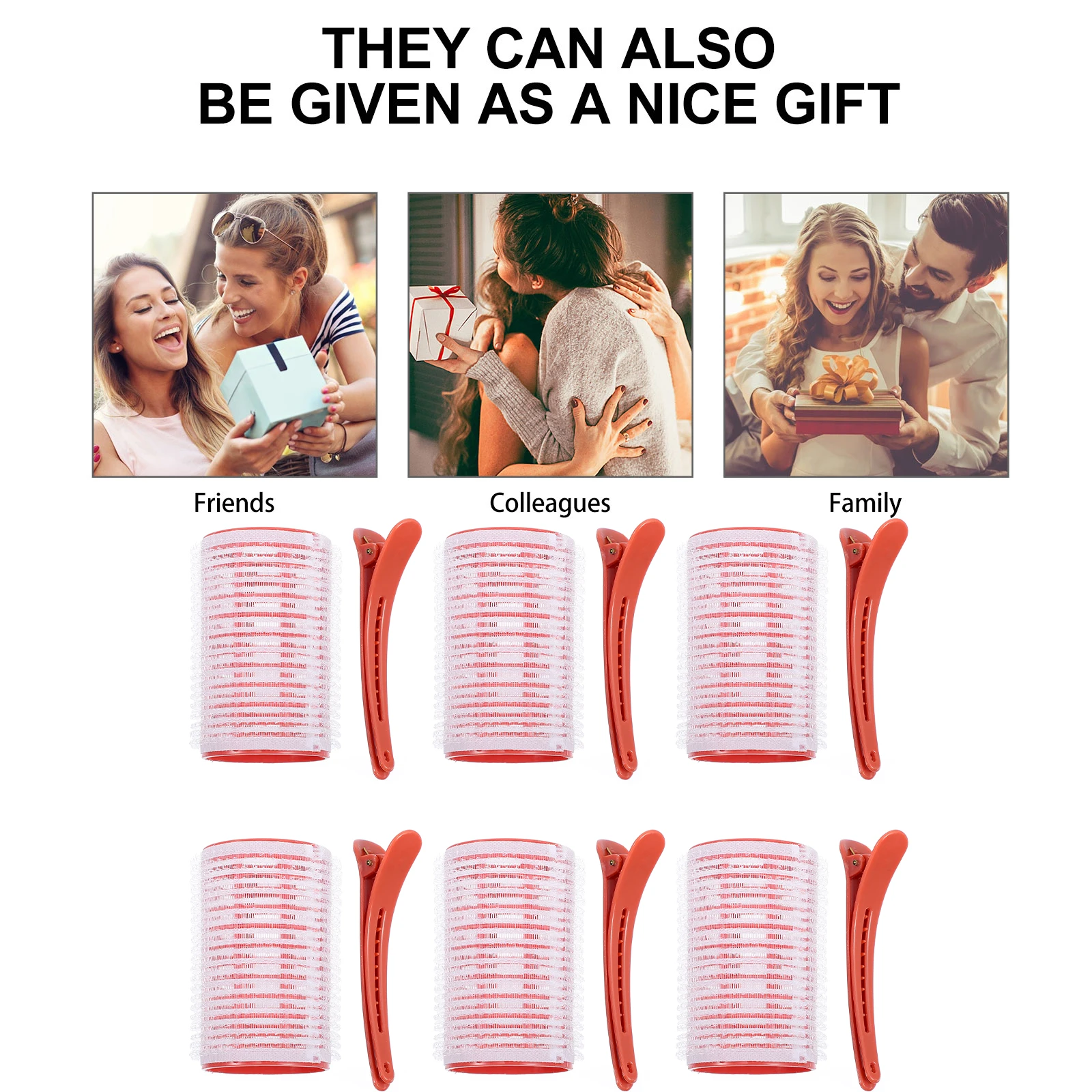 6 Pcs Hair Curler Curlers Roller Rollers for Curling Self Grip Bang Clips Stereotypes
6 Pcs Hair Curler Curlers Roller Rollers for Curling Self Grip Bang Clips Stereotypes