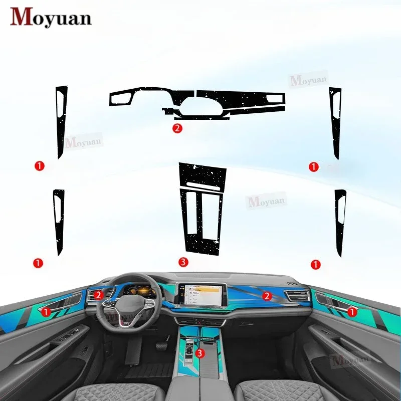 For Volkswagen Tuang X 2021-2024 Gearbox Panel Navigation Screen Automotive Interior TPU Protective Film Anti-Scratch Sticker
For Volkswagen Tuang X 2021-2024 Gearbox Panel Navigation Screen Automotive Interior TPU Protective Film Anti-Scratch Sticker