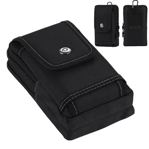 Tactical Molle Bag Sports Belt Waist Bag Men Double Layer Mobile Phone Pouch Camping Hunting Fanny Pack Utility EDC Pack