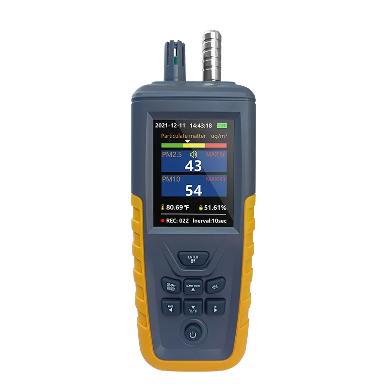 Portable Handheld Air Quality Monitor PM2.5 Particle Counter 3 channel Dust haze Pollution Detector
Portable Handheld Air Quality Monitor PM2.5 Particle Counter 3 channel Dust haze Pollution Detector