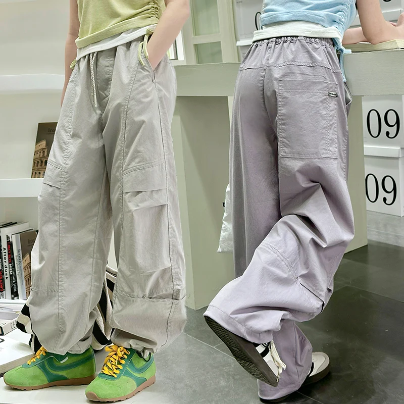 Teen Girls Utility Pants Kids Y2k Style Fashion Pants With Side Pockets Teenage Child Pants Toddler Wide-Leg Trousers Ages 4-14Y
Teen Girls Utility Pants Kids Y2k Style Fashion Pants With Side Pockets Teenage Child Pants Toddler Wide-Leg Trousers Ages 4-14Y