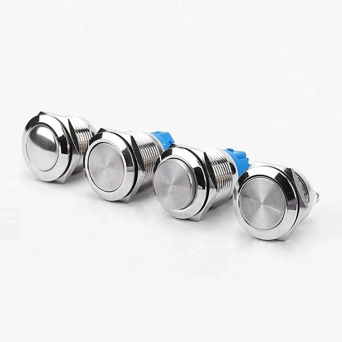 19mm Metal Push Button Switch Momentary/Latching Flat Head Led Light Red Yellow Blue Green White 12V 24V 220V
19mm Metal Push Button Switch Momentary/Latching Flat Head Led Light Red Yellow Blue Green White 12V 24V 220V