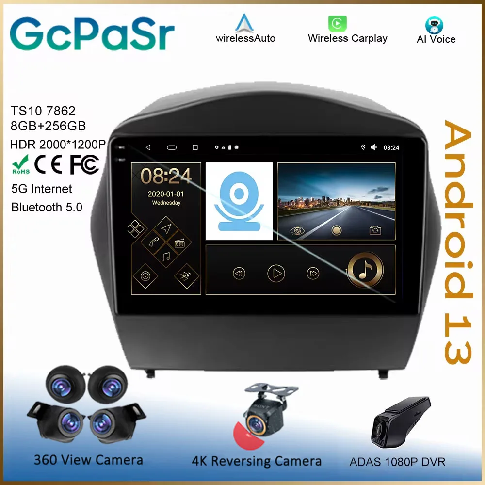 Android Screen For Hyundai Tucson 2 IX35 2009 - 2015 Head Unit Bluetooth Monitor 7862 No 2din Carplay Radio Navigation Player
Android Screen For Hyundai Tucson 2 IX35 2009 - 2015 Head Unit Bluetooth Monitor 7862 No 2din Carplay Radio Navigation Player