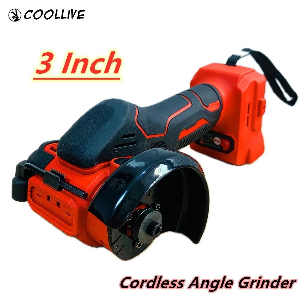 Cordless Angle Grinder 3 Inch Polishing Grinding Machine Mini Portable Electric Cutting Power Tools for Milwaukee 18V Battery
Cordless Angle Grinder 3 Inch Polishing Grinding Machine Mini Portable Electric Cutting Power Tools for Milwaukee 18V Battery