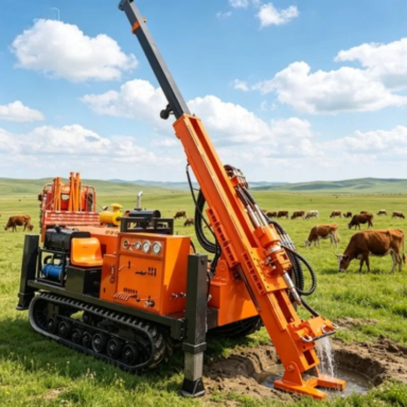 Hydraulic Core Drill Rig with Top Drive Hydraulic Core Water Well Drilling Rig Portable Diamond Core Rig 260m CE
Hydraulic Core Drill Rig with Top Drive Hydraulic Core Water Well Drilling Rig Portable Diamond Core Rig 260m CE