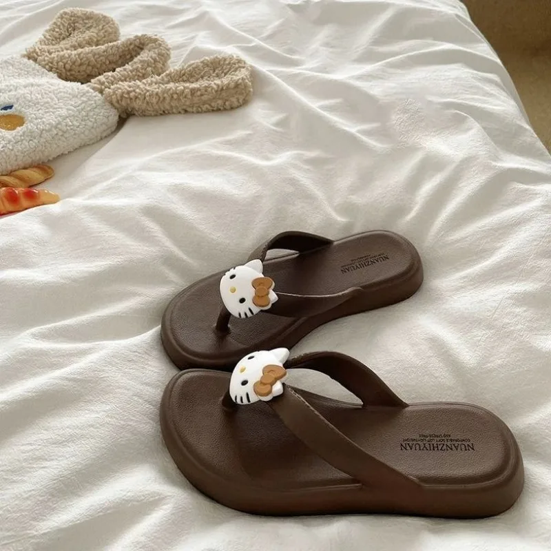 Hello Kitty Slippers Anime Cartoon Printing Accessories Sanrio Kawayi Non-slip Wearing Beac Slippers Flip-flops Holiday Gifts
Hello Kitty Slippers Anime Cartoon Printing Accessories Sanrio Kawayi Non-slip Wearing Beac Slippers Flip-flops Holiday Gifts