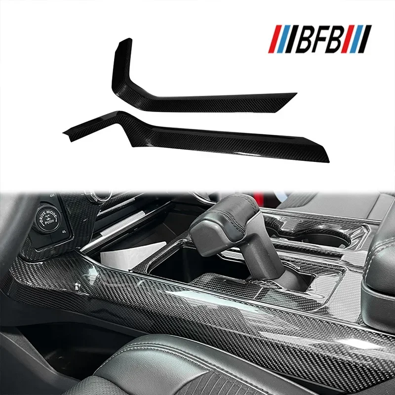 For Ford Raptor F150 Real Dry Carbon Fiber Central Control Gear Sides Trim Interior Decoration Modification Accessories 22-26
For Ford Raptor F150 Real Dry Carbon Fiber Central Control Gear Sides Trim Interior Decoration Modification Accessories 22-26