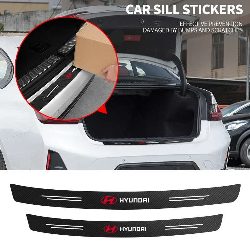 1Pcs Car Carbon Fiber Rear Bumper Trunk Protection Stickers For Hyundai Tucson IX35 I30 I20 Kona Coupe Veloster I40 Getz
1Pcs Car Carbon Fiber Rear Bumper Trunk Protection Stickers For Hyundai Tucson IX35 I30 I20 Kona Coupe Veloster I40 Getz