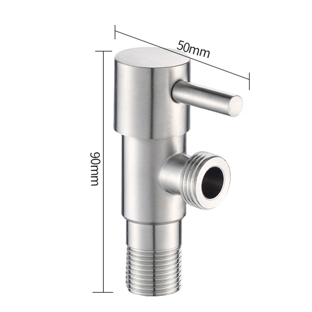 Cold And Hot Decorative Cover Wall-mounted Stop Valve Triangle Valve 304 Stainless-Steel Angle Valve Inlet Water
Cold And Hot Decorative Cover Wall-mounted Stop Valve Triangle Valve 304 Stainless-Steel Angle Valve Inlet Water