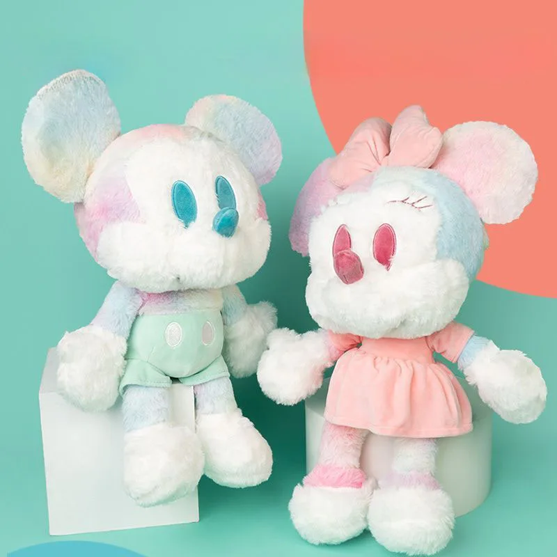 Mickey and Minnie Macaron Plush Toys Colorful Tie Dye Stuffed Animals Soft Cuddly Dolls for Kids Gifts and Home Decor Kawaii
Mickey and Minnie Macaron Plush Toys Colorful Tie Dye Stuffed Animals Soft Cuddly Dolls for Kids Gifts and Home Decor Kawaii