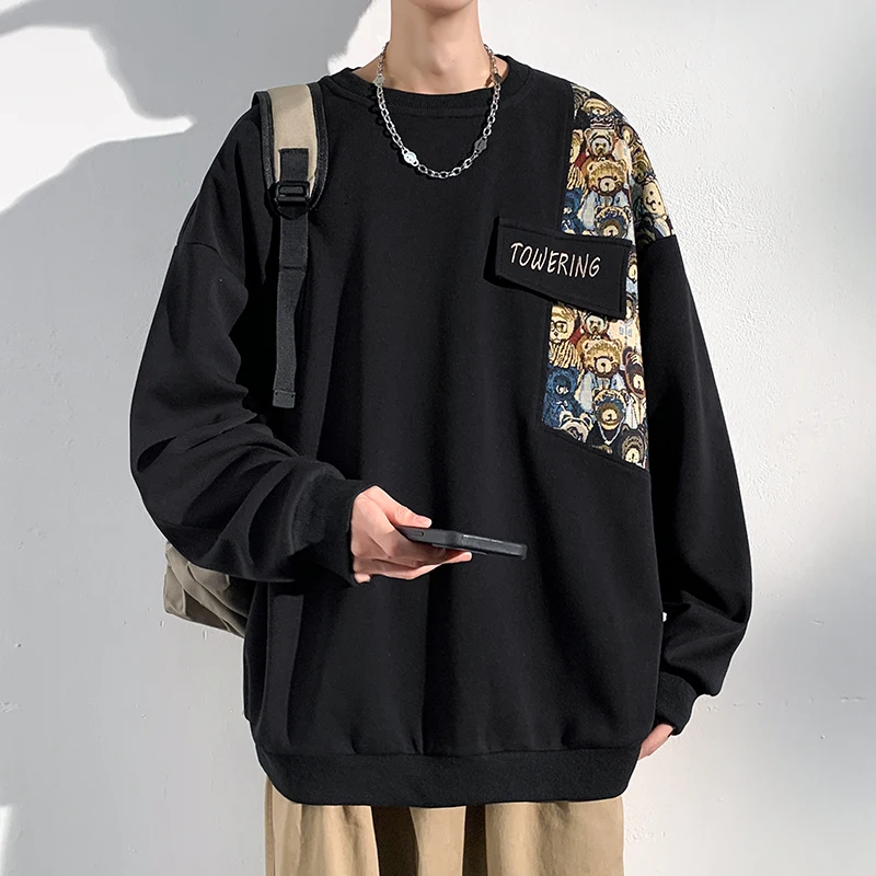 Pullover Hip Hop Harajuku Sweatshirts for Men Oversize Sweatshirt Male Men's Spring Clothes Sweatshirts Man Original Brands
Pullover Hip Hop Harajuku Sweatshirts for Men Oversize Sweatshirt Male Men's Spring Clothes Sweatshirts Man Original Brands