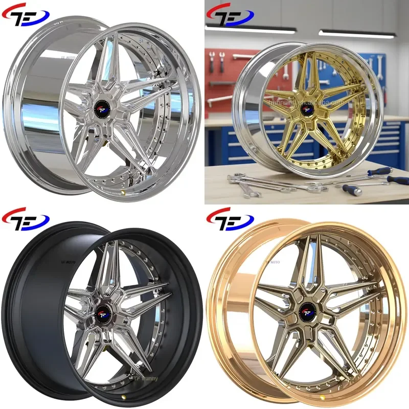 i 5*120 OEM 2 Pieces Deep Dish Concave Brushed Forged Wheels 25mm/30mm Two Piece Construction Multi Spoke Design 5 Year
i 5*120 OEM 2 Pieces Deep Dish Concave Brushed Forged Wheels 25mm/30mm Two Piece Construction Multi Spoke Design 5 Year