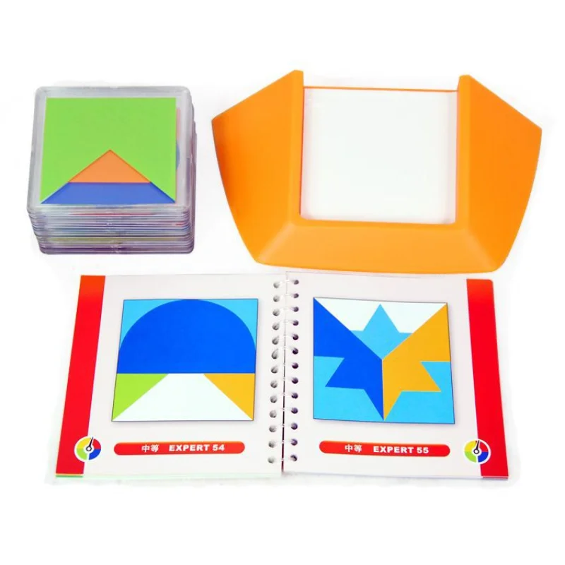 Игра-Головоломка Tangram с цветным кодом, игра-головоломка для раннего развития, игрушка для детей, развивающая логику, пространственное основание, 100
Игра-Головоломка Tangram с цветным кодом, игра-головоломка для раннего развития, игрушка для детей, развивающая логику, пространственное основание, 100