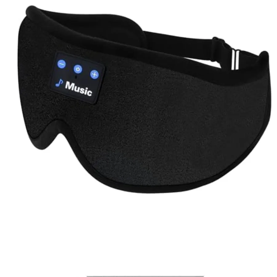 3D Sleep Mask with Bluetooth Headphones, Sleeping Headphones for Side Sleepers, Wireless Music Eye Mask with Ultra-Thin Stereo
3D Sleep Mask with Bluetooth Headphones, Sleeping Headphones for Side Sleepers, Wireless Music Eye Mask with Ultra-Thin Stereo