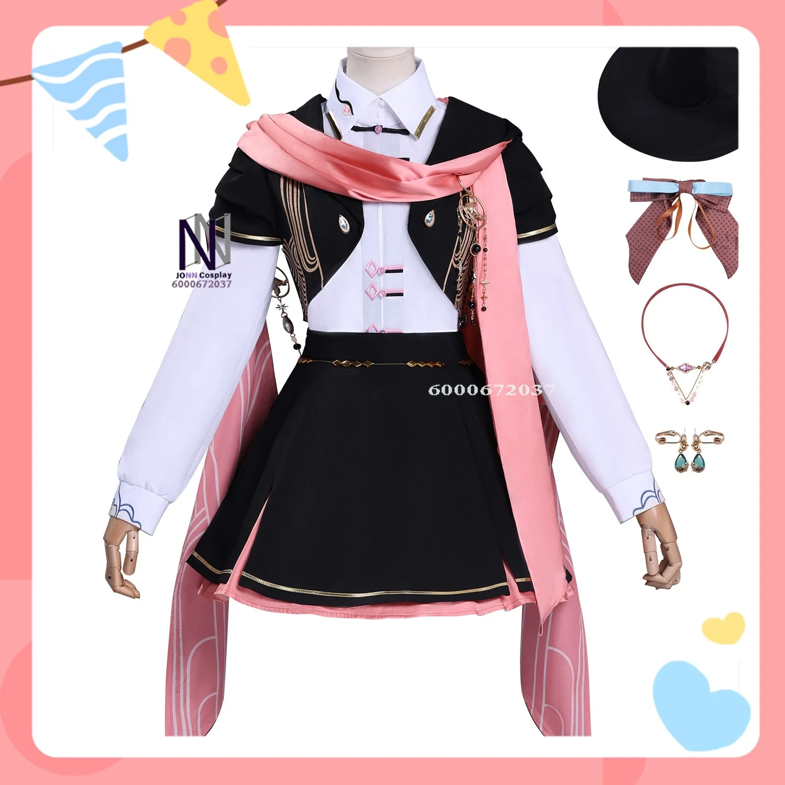 Tears of Themis Lawyer Lady Female Protagonist Cosplay Costume Enchanted Heart Charm Two-dimensional Anime-style Games Manga
Tears of Themis Lawyer Lady Female Protagonist Cosplay Costume Enchanted Heart Charm Two-dimensional Anime-style Games Manga