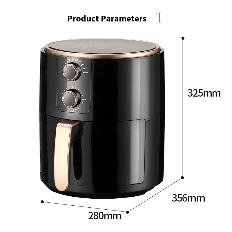 OEM Custom Large Capacity Fully Automatic 4.5L Multifunctional Electric Air Fryer Cross-Border Trade
OEM Custom Large Capacity Fully Automatic 4.5L Multifunctional Electric Air Fryer Cross-Border Trade
