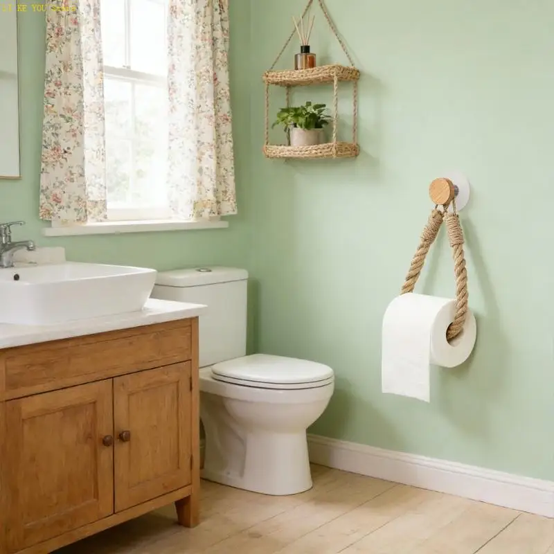 W3JE 2Pcs Towel Hanging Rope None Drilling Toilet Paper Holder Toilet Accessories
W3JE 2Pcs Towel Hanging Rope None Drilling Toilet Paper Holder Toilet Accessories