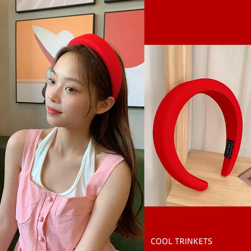 Solid Color Sponge Design Women's Headband Korean Fashion Cute Sweet Style Gift Party Headband Women's Hair Accessories 2025 New
Solid Color Sponge Design Women's Headband Korean Fashion Cute Sweet Style Gift Party Headband Women's Hair Accessories 2025 New