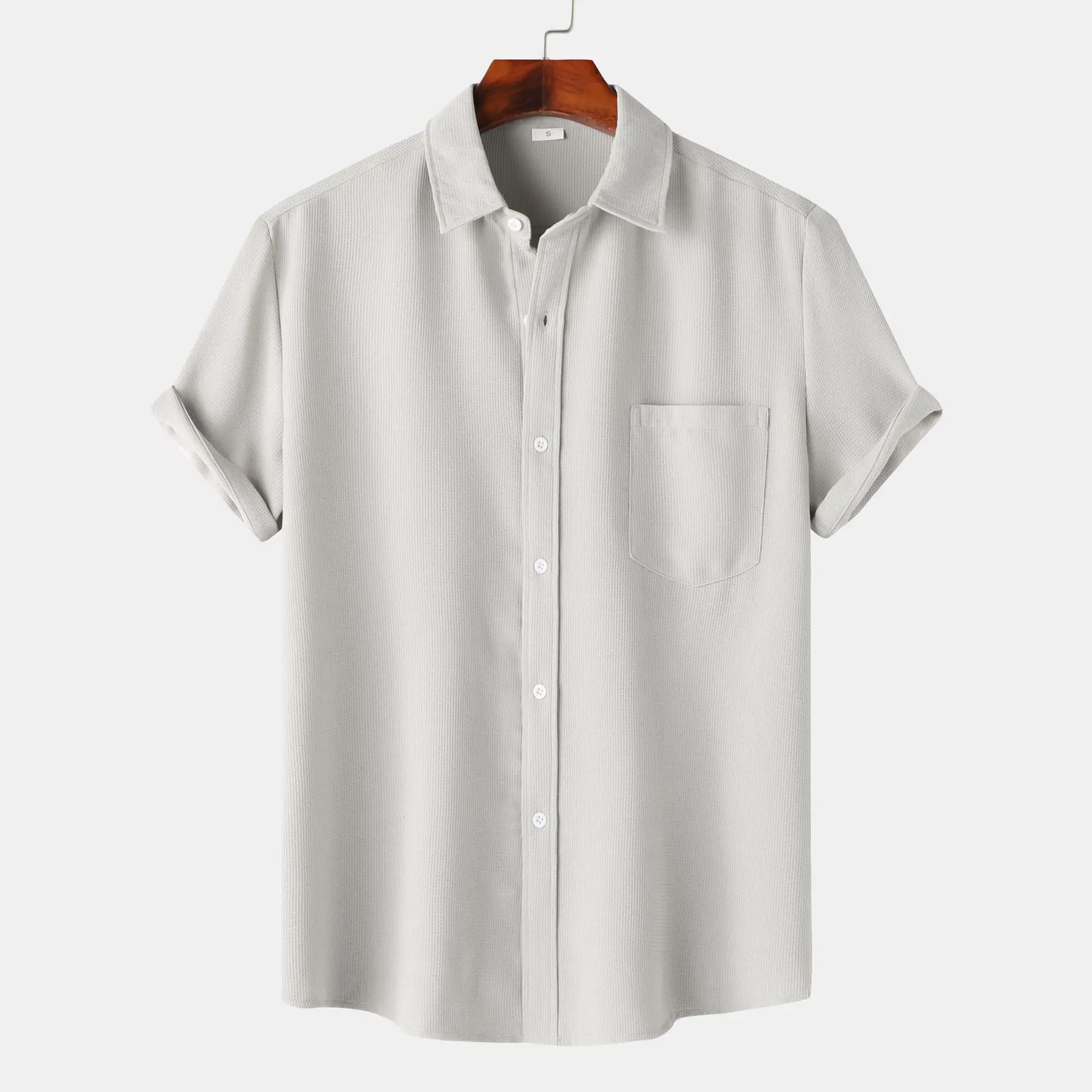 Men's Casual Short Sleeve Open Cardigan Shirt Summer Fashionable Print Cotton Thickened Citywalk Inner Wear Standard Fit
Men's Casual Short Sleeve Open Cardigan Shirt Summer Fashionable Print Cotton Thickened Citywalk Inner Wear Standard Fit