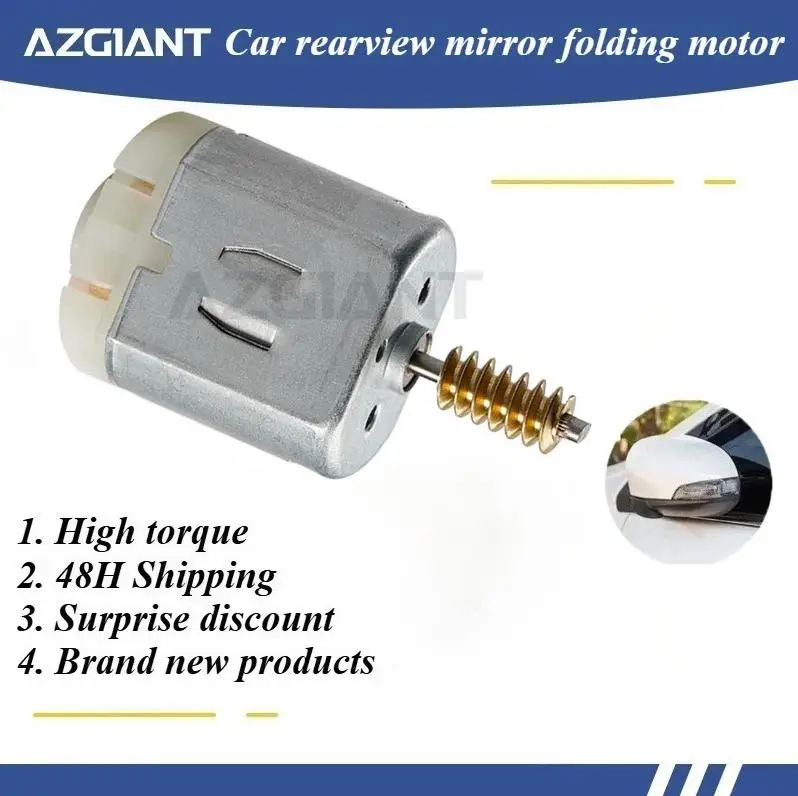 For 2009-2015 Chevrolet Cruze MK1/2009-2015 Chevrolet Spark Car Exterior side folding Mirrors motor FC260SD15250 High Power
For 2009-2015 Chevrolet Cruze MK1/2009-2015 Chevrolet Spark Car Exterior side folding Mirrors motor FC260SD15250 High Power
