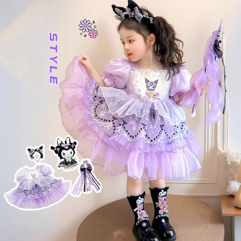 Платье Sanriou Kuromi Kawaii Lolita, вечерние платья в стиле аниме для девочек, летняя юбка, детская юбка, одежда для девочек, милый подарок на день рождения
Платье Sanriou Kuromi Kawaii Lolita, вечерние платья в стиле аниме для девочек, летняя юбка, детская юбка, одежда для девочек, милый подарок на день рождения