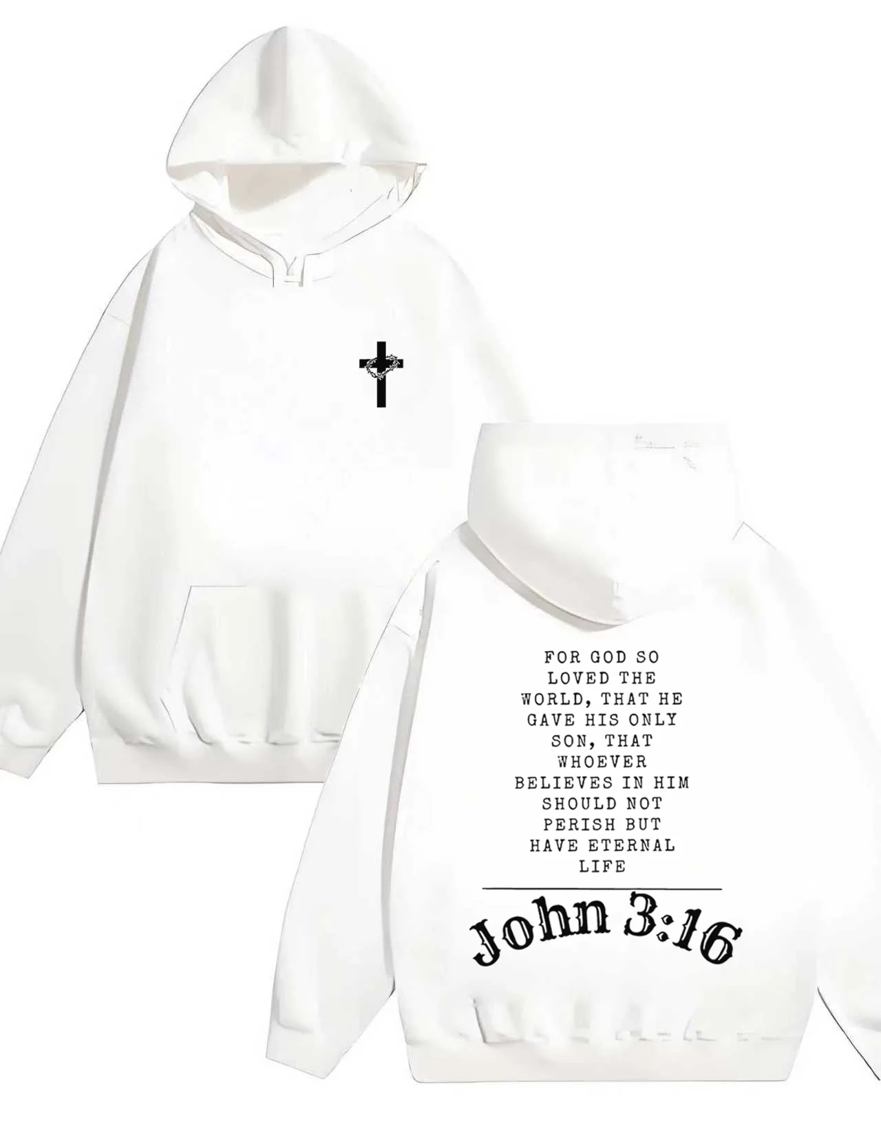 2025 Новая модная толстовка с капюшоном в тяжелом весе 330 г John 3:16 Bible Verse с принтом, повседневная унисекс 
2025 Новая модная толстовка с капюшоном в тяжелом весе 330 г John 3:16 Bible Verse с принтом, повседневная унисекс