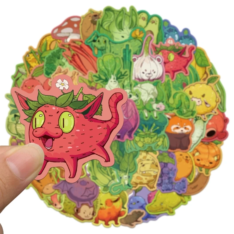 50Pcs Vegetable Fruit Animal Sticker for Notebook Water Bottle Laptop Skateboard Scrapbook Children Motivational Sticker
50Pcs Vegetable Fruit Animal Sticker for Notebook Water Bottle Laptop Skateboard Scrapbook Children Motivational Sticker