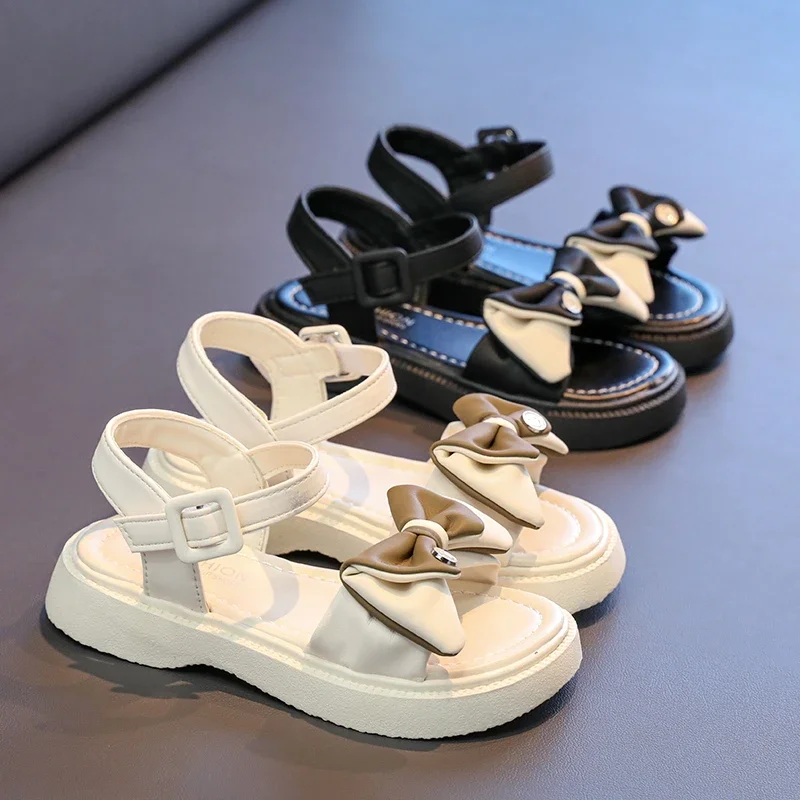 New Sweet Girl Summer Sandals Elegant Bowknot Children Princess Shoes Fashion Open-toe Kids School Sandals Versatile Hook Loop
New Sweet Girl Summer Sandals Elegant Bowknot Children Princess Shoes Fashion Open-toe Kids School Sandals Versatile Hook Loop