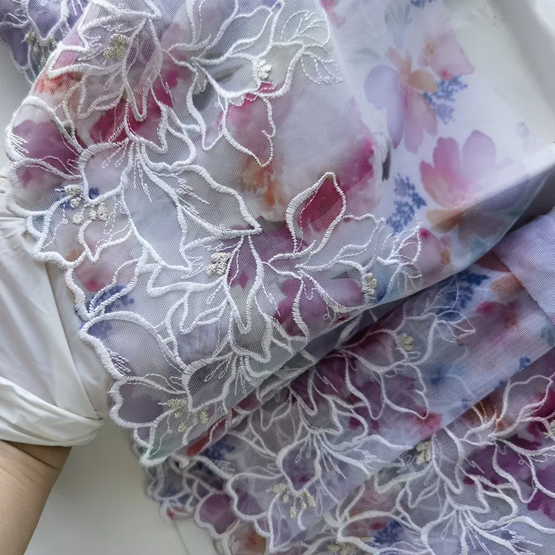 15meters Lace Fabric Sewing Pink Purple Embroidery Print Lace Trim DIY Garment Underwear Bra Clothes Accessories
15meters Lace Fabric Sewing Pink Purple Embroidery Print Lace Trim DIY Garment Underwear Bra Clothes Accessories