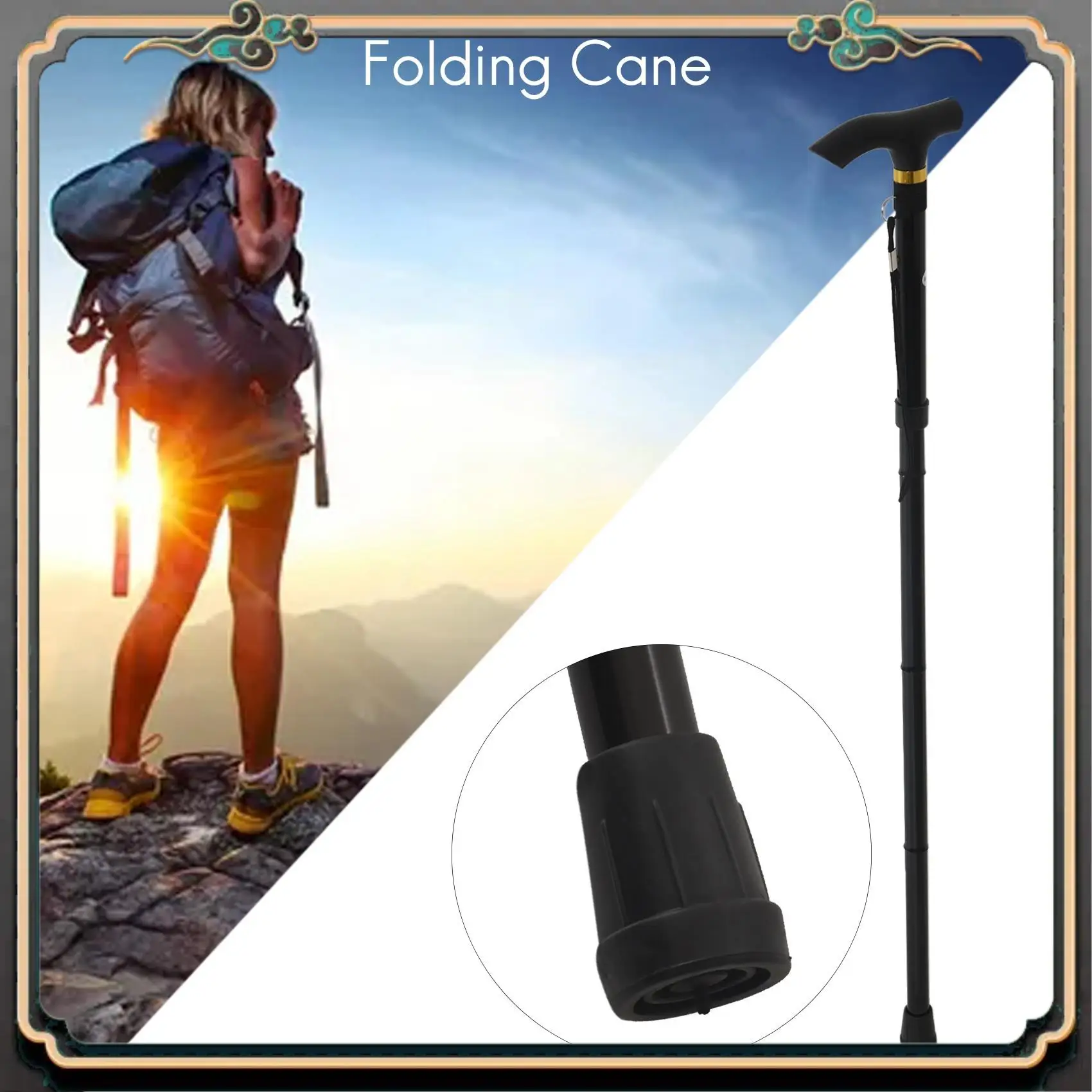 Premium Folding Cane Adjustable Collapsible Lightweight With Ligh Walking Stick Perfect Daily Living Aid For Limited Mobility
Premium Folding Cane Adjustable Collapsible Lightweight With Ligh Walking Stick Perfect Daily Living Aid For Limited Mobility