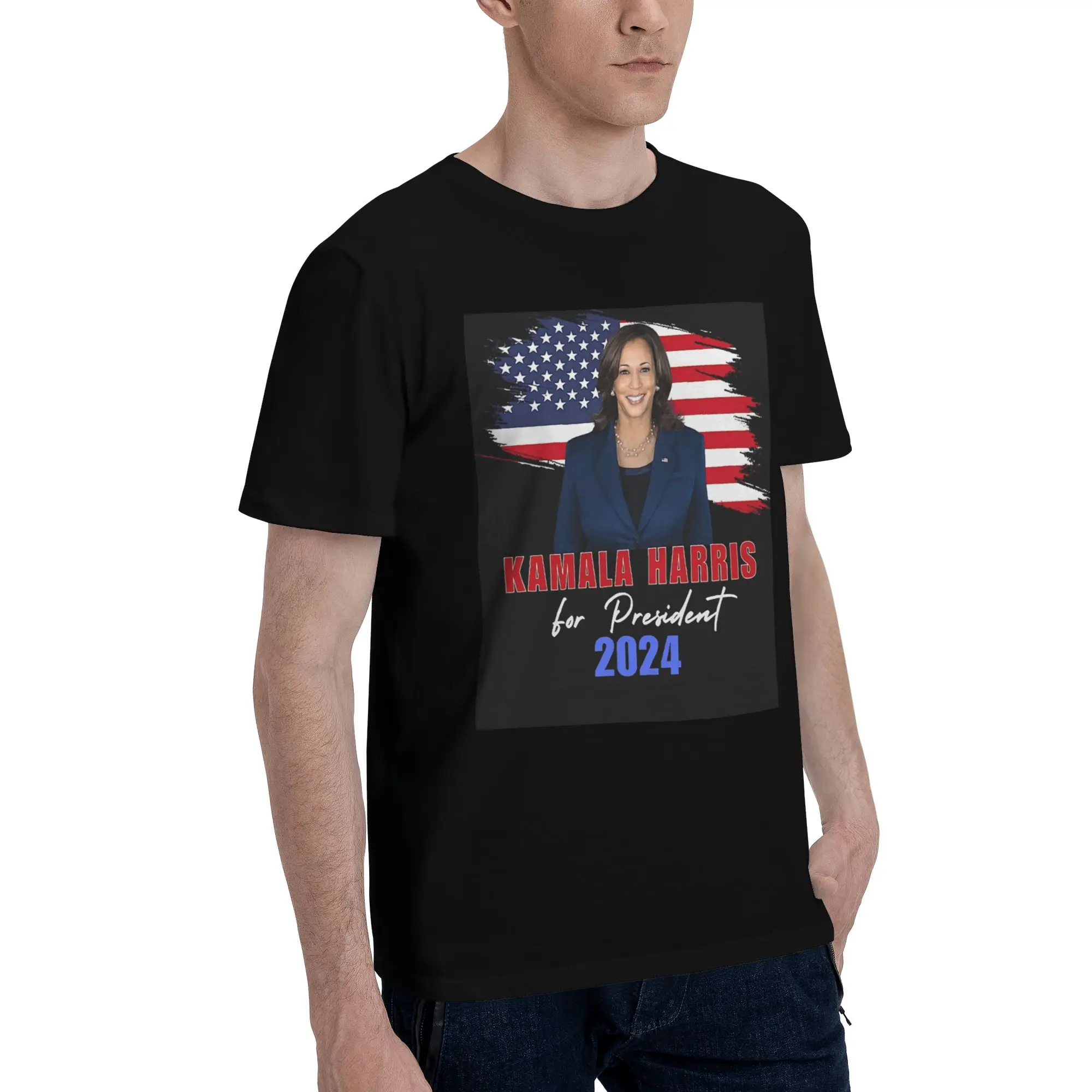 Kamala Harris For President 2024 Men T-Shirt Plus Size T Shirts Men's Round Neck Cotton Tees Short Summer Male
Kamala Harris For President 2024 Men T-Shirt Plus Size T Shirts Men's Round Neck Cotton Tees Short Summer Male