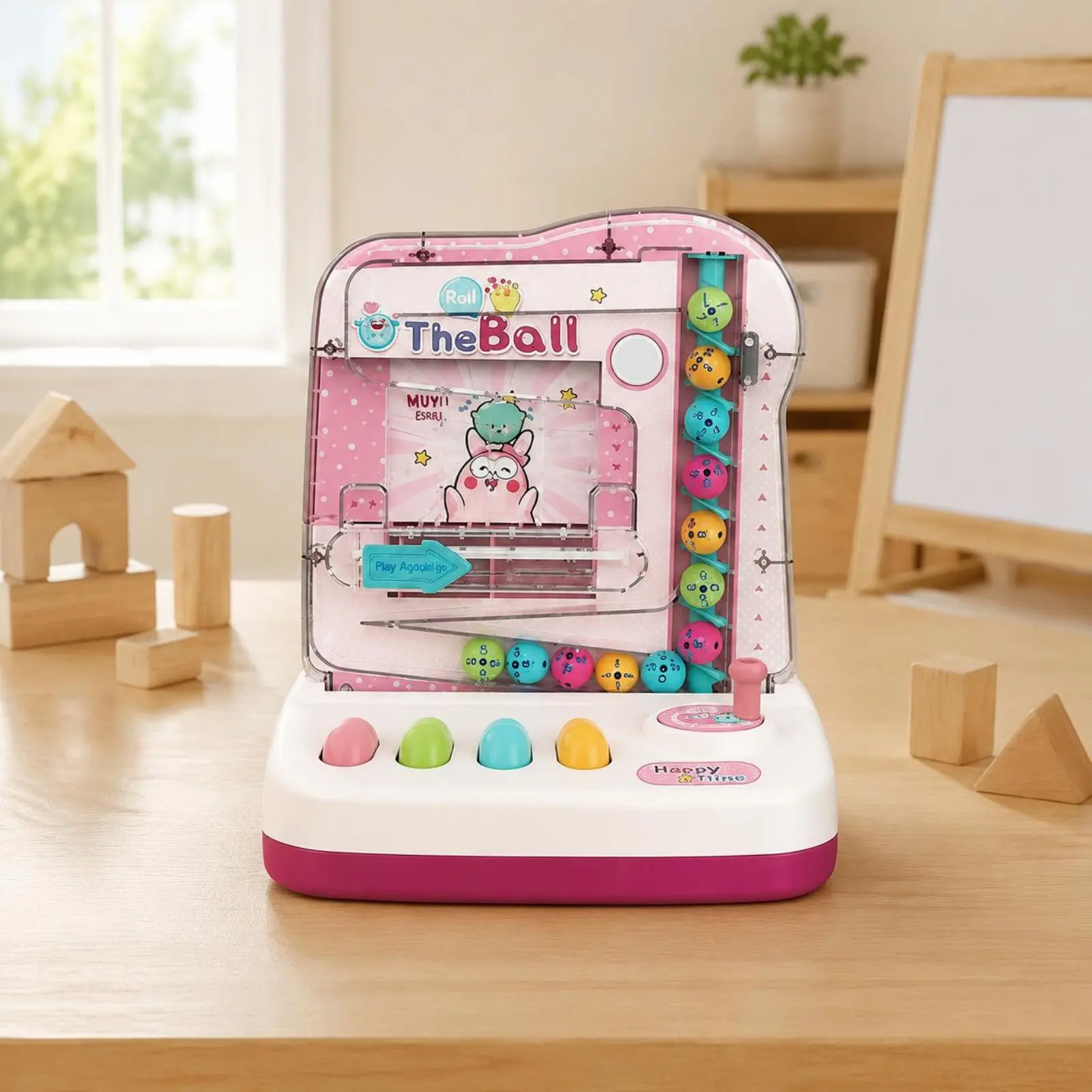 Tabletop Ball Game Indoor Play Interactive Ball Machine Marble Maze Game Eye-Hand Coordination for Children
Tabletop Ball Game Indoor Play Interactive Ball Machine Marble Maze Game Eye-Hand Coordination for Children