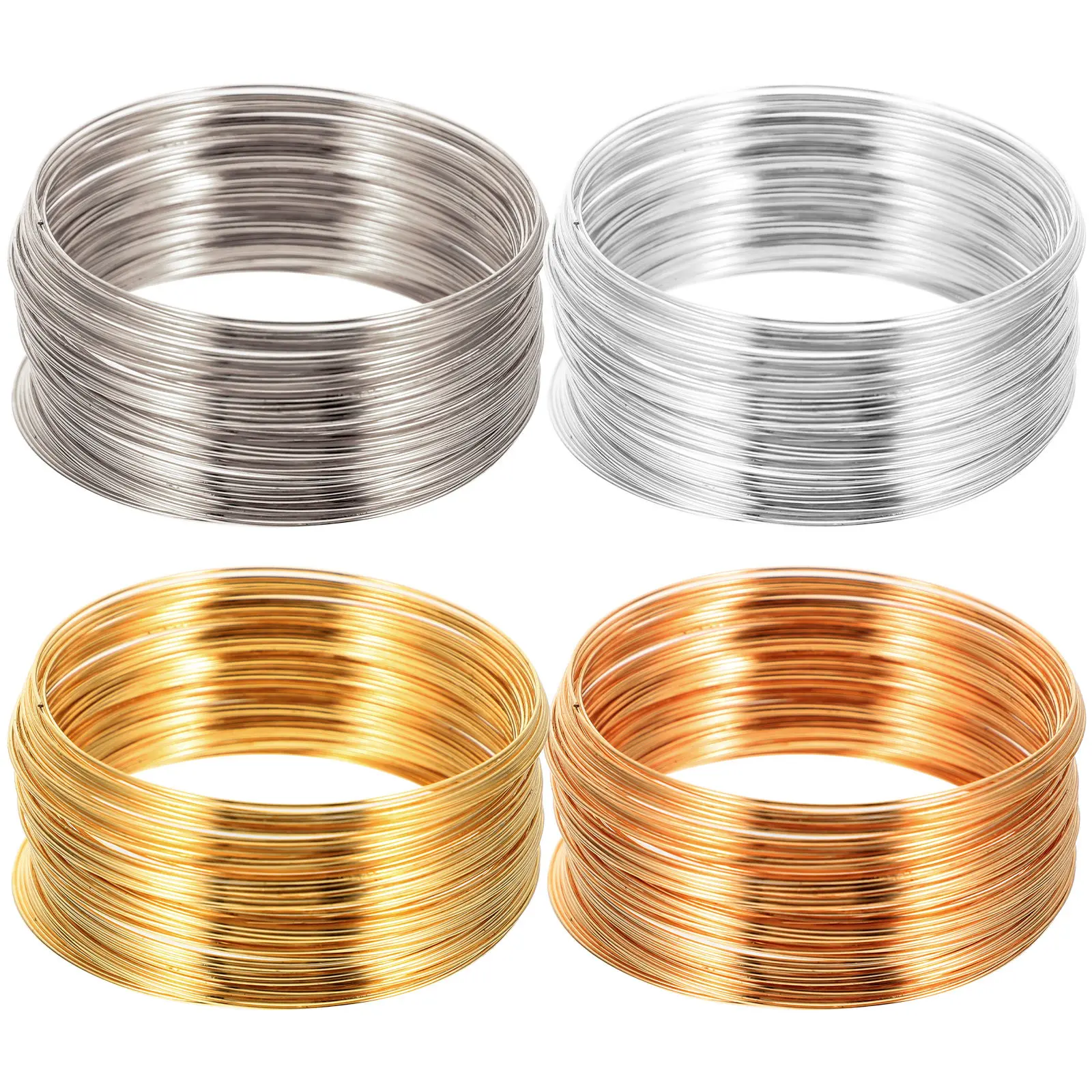 4 Rolls Stainless Steel Handmade Jewelry Wire DIY Craft Accessories Multi-Function Beads Wire Professional Jewelry Crafting
4 Rolls Stainless Steel Handmade Jewelry Wire DIY Craft Accessories Multi-Function Beads Wire Professional Jewelry Crafting