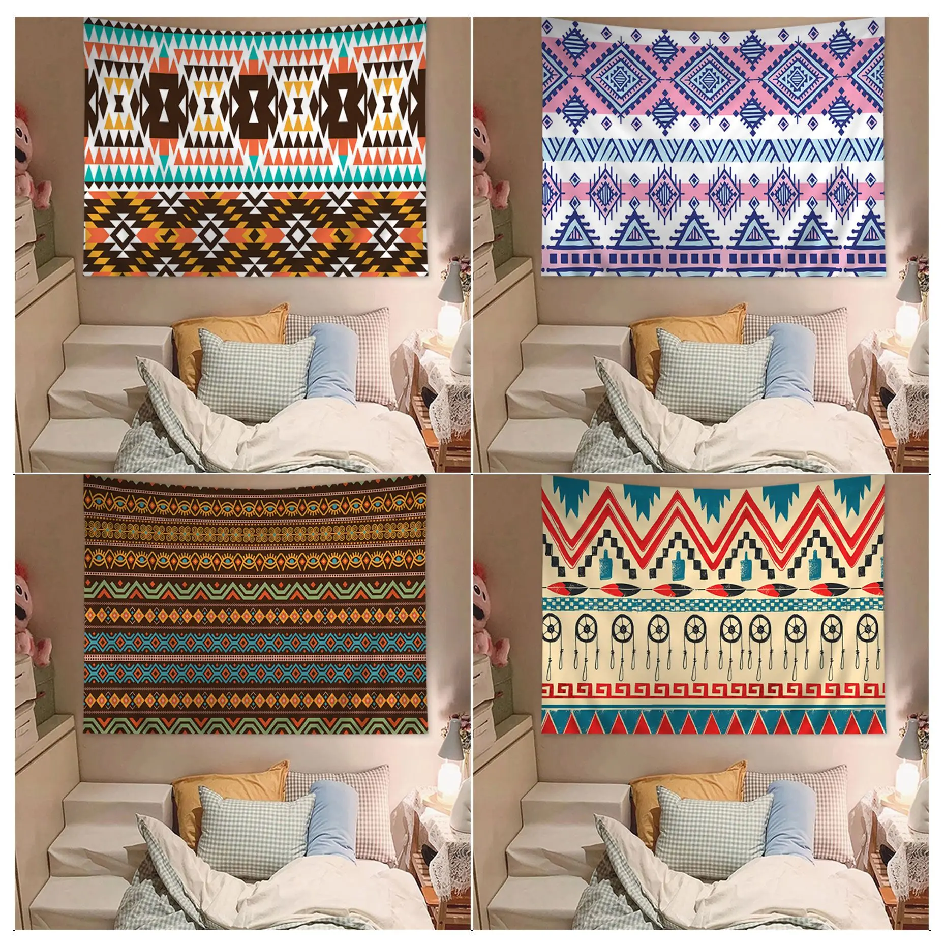 Retro Colore Stripe Pattern Tapestry Colorful Tapestry Wall Hanging Bohemian Wall Tapestries Mandala Wall Hanging Sheets
Retro Colore Stripe Pattern Tapestry Colorful Tapestry Wall Hanging Bohemian Wall Tapestries Mandala Wall Hanging Sheets