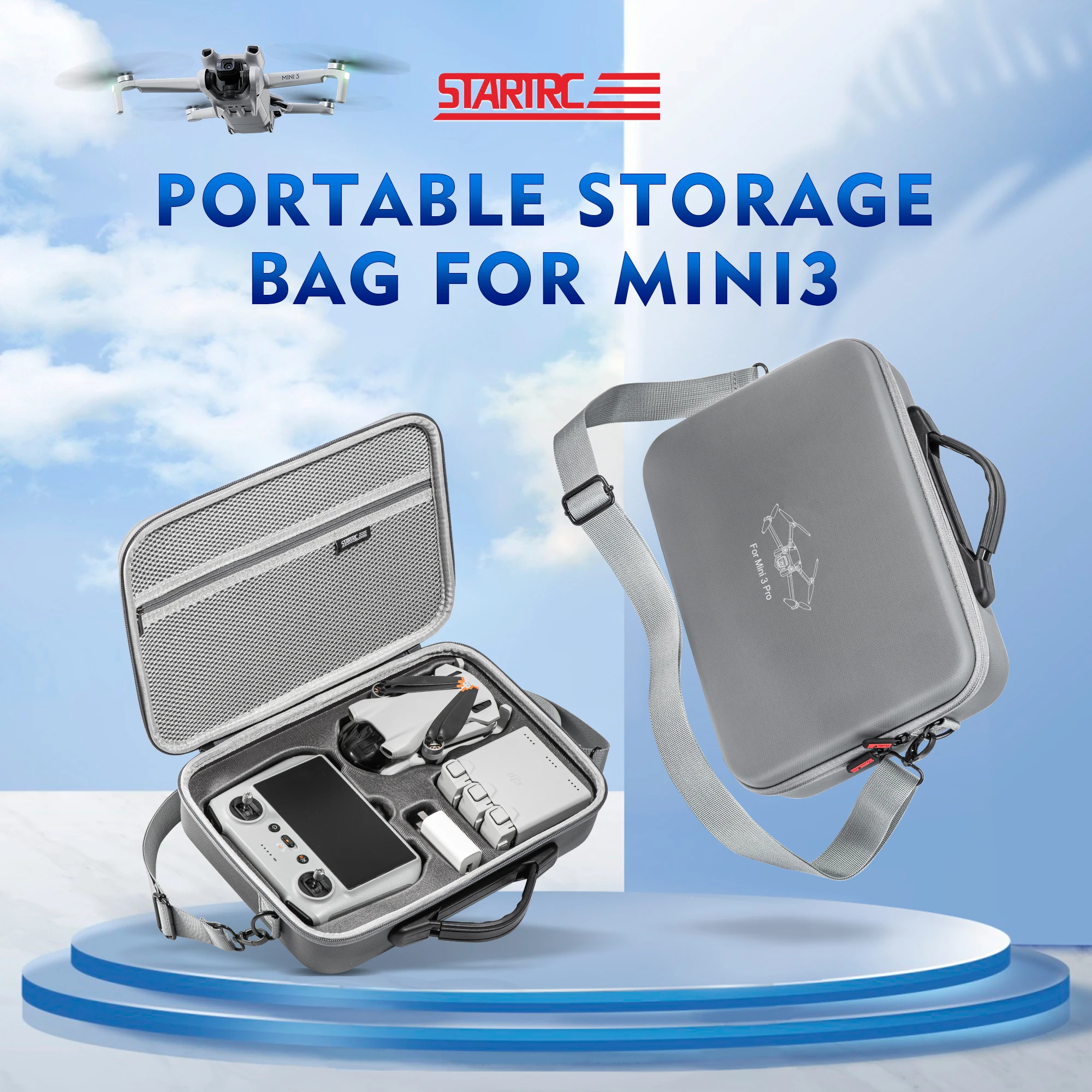 Чехол для DJI Mini 4 Pro, портативная дорожная сумка для аксессуаров DJI Mini 3 с контроллером RC, сумка через плечо для дрона и аксессуаров
Чехол для DJI Mini 4 Pro, портативная дорожная сумка для аксессуаров DJI Mini 3 с контроллером RC, сумка через плечо для дрона и аксессуаров
