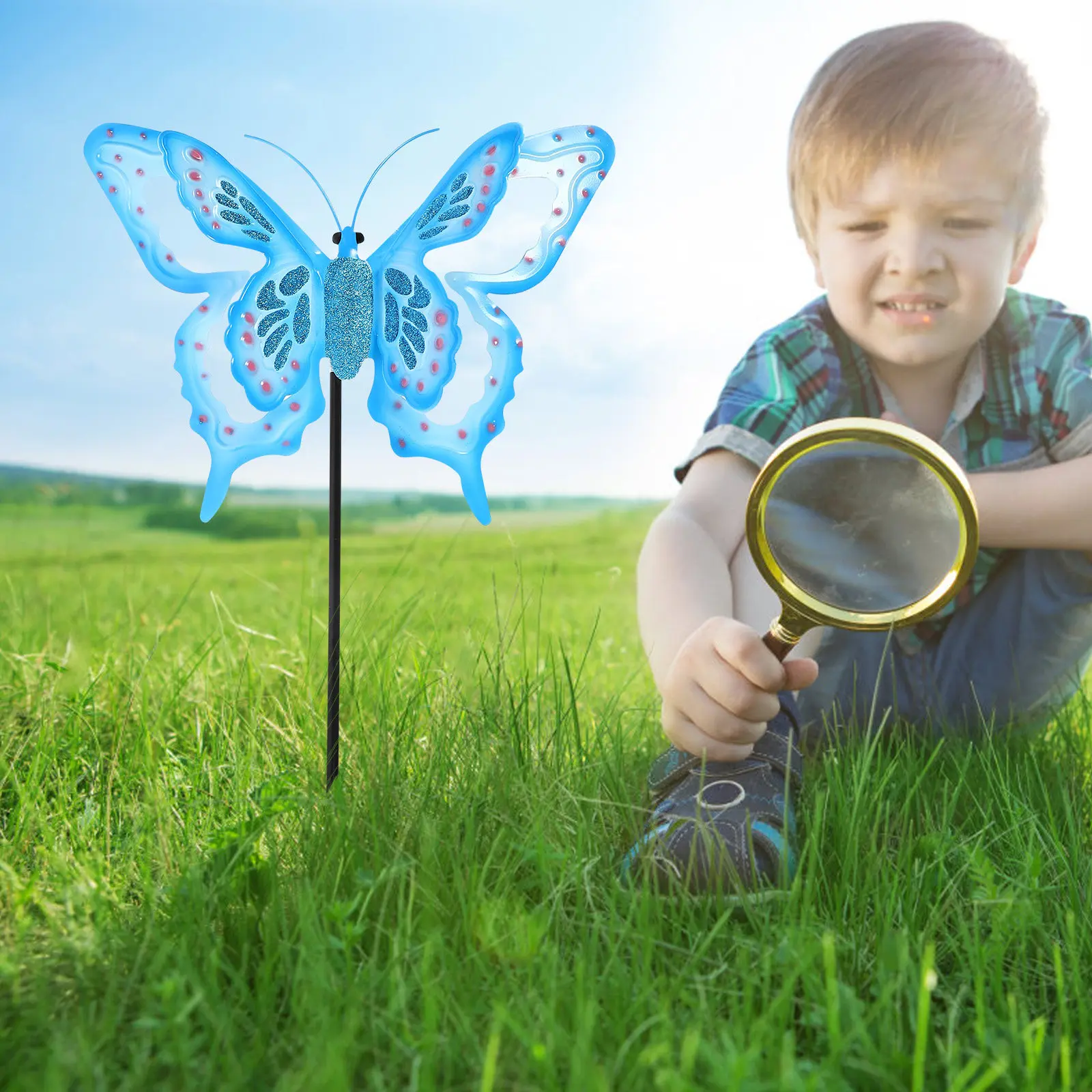 1Pcs Iron Butterflies Stake Garden Yard Decoration Outdoor Metal Butterflies Ornament Stable Durable Creative Design
1Pcs Iron Butterflies Stake Garden Yard Decoration Outdoor Metal Butterflies Ornament Stable Durable Creative Design