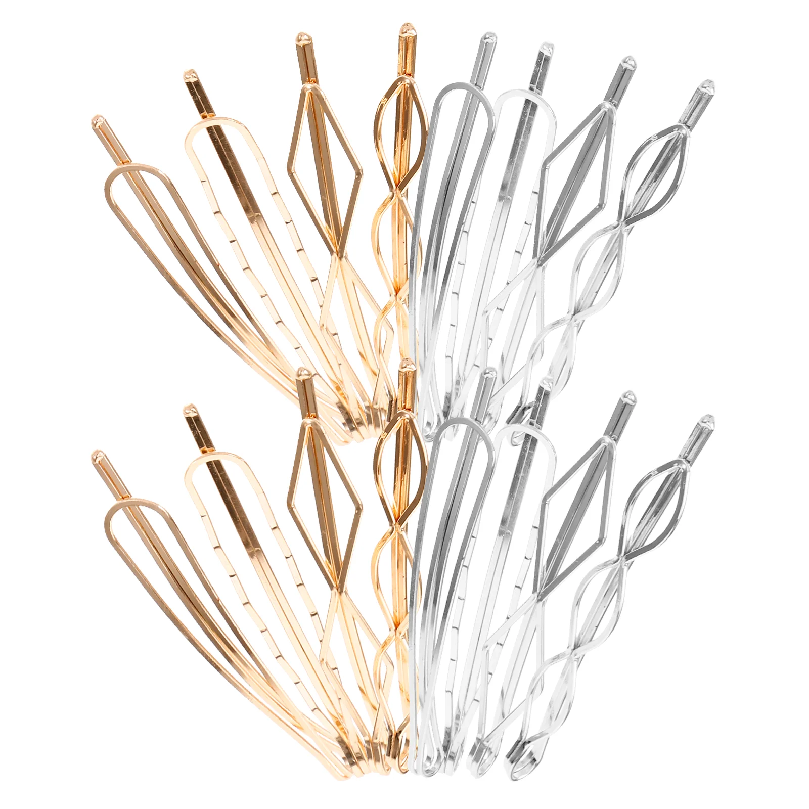16 Pcs Simple Metal Hair Clip Bobby Pins Bridal Set Elegant Hairpins Wedding Alloy for Women Girls Accessories
16 Pcs Simple Metal Hair Clip Bobby Pins Bridal Set Elegant Hairpins Wedding Alloy for Women Girls Accessories