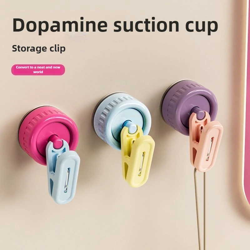 Multi Purpose Suction Cup Storage Clip Wall Mounted Plastic Accessory Storage Rack Rotatable Kitchen Bathroom Storage Artifact
Multi Purpose Suction Cup Storage Clip Wall Mounted Plastic Accessory Storage Rack Rotatable Kitchen Bathroom Storage Artifact