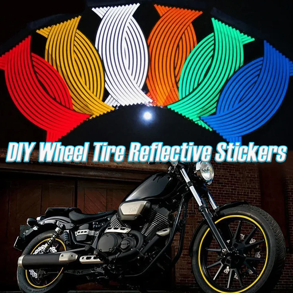 Car Motorcycle Wheel Tire Reflective Stickers DIY Self-adhesive Waterproof Popular Cars Decal Motorbike Decorative Accessories
Car Motorcycle Wheel Tire Reflective Stickers DIY Self-adhesive Waterproof Popular Cars Decal Motorbike Decorative Accessories