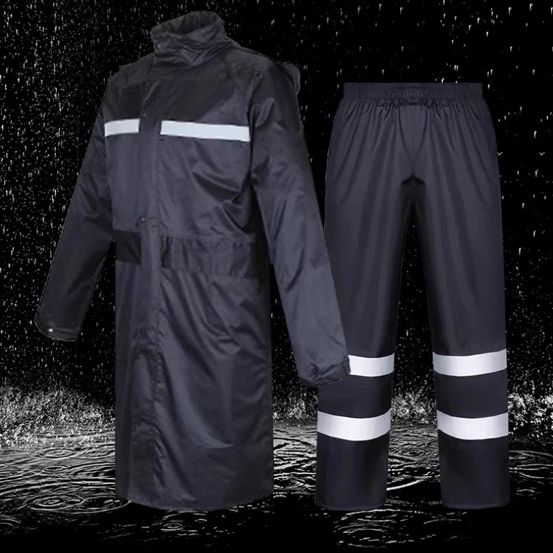 Raincoat Long Full-body One-piece Men's and Women's Reflective Double-layer Thickened Waterproof Jacket Raincoat
Raincoat Long Full-body One-piece Men's and Women's Reflective Double-layer Thickened Waterproof Jacket Raincoat