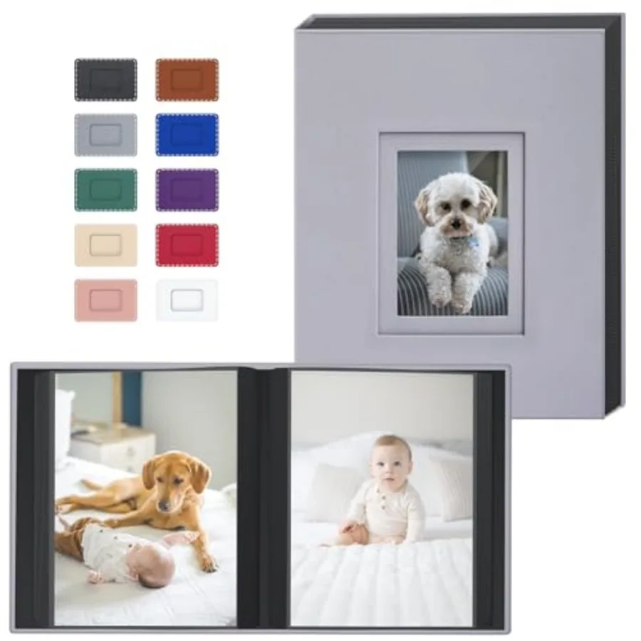 Photo Album 4x6 with Leather Hardcover Cover, Small Photo Album Holder Book with 50Pcs Pages for Family Travel Wedding Baby Gif
Photo Album 4x6 with Leather Hardcover Cover, Small Photo Album Holder Book with 50Pcs Pages for Family Travel Wedding Baby Gif