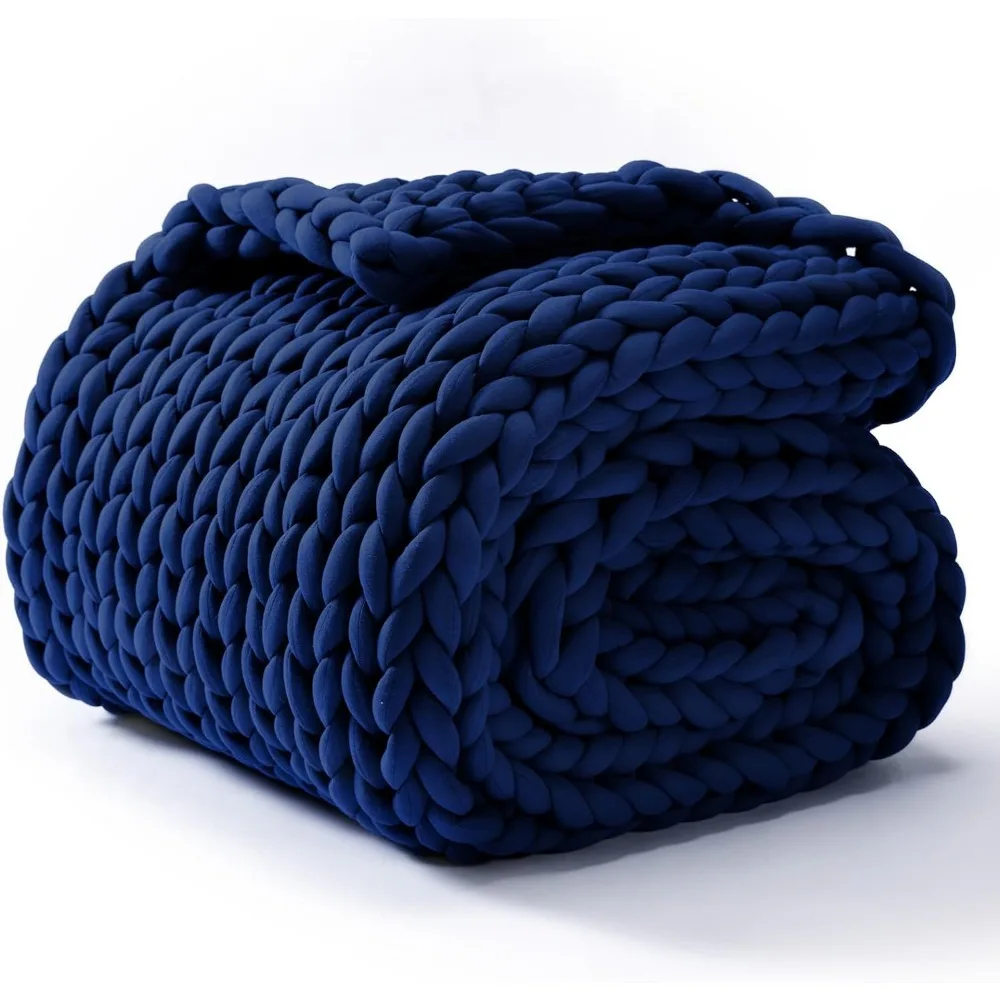 Winter Blanket 15lbs Chunky Knit Gravity Blanket 48 * 72 Sofa Blankets & Throws Machine Washable Blankets for Bed Durable Warm
Winter Blanket 15lbs Chunky Knit Gravity Blanket 48 * 72 Sofa Blankets & Throws Machine Washable Blankets for Bed Durable Warm