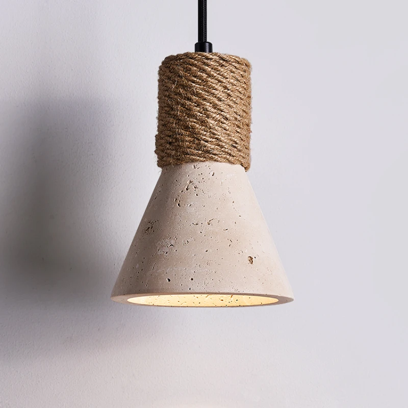 Wabi-sabi Cement Pendant Lamp For Living Room Home Decor Retro Vintage Rope Pendant Light Fixture E27 Led Bulb 
Wabi-sabi Cement Pendant Lamp For Living Room Home Decor Retro Vintage Rope Pendant Light Fixture E27 Led Bulb