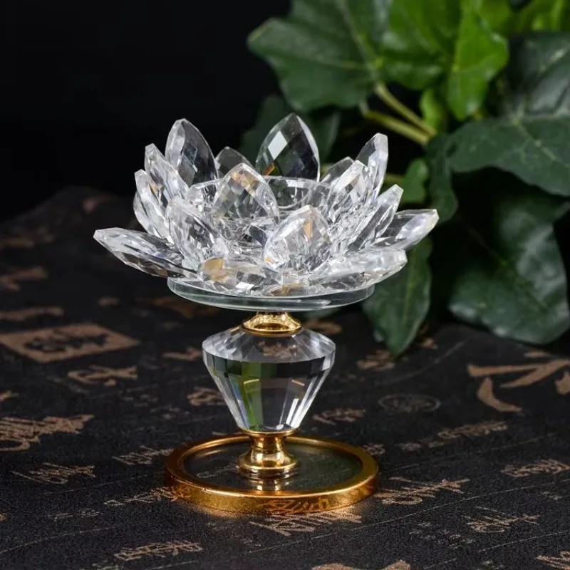 Wholesale Home Decor Multicolor Crystal Glass Lotus Candle Tea Light Candle Holder Crystal Candle Holder
Wholesale Home Decor Multicolor Crystal Glass Lotus Candle Tea Light Candle Holder Crystal Candle Holder