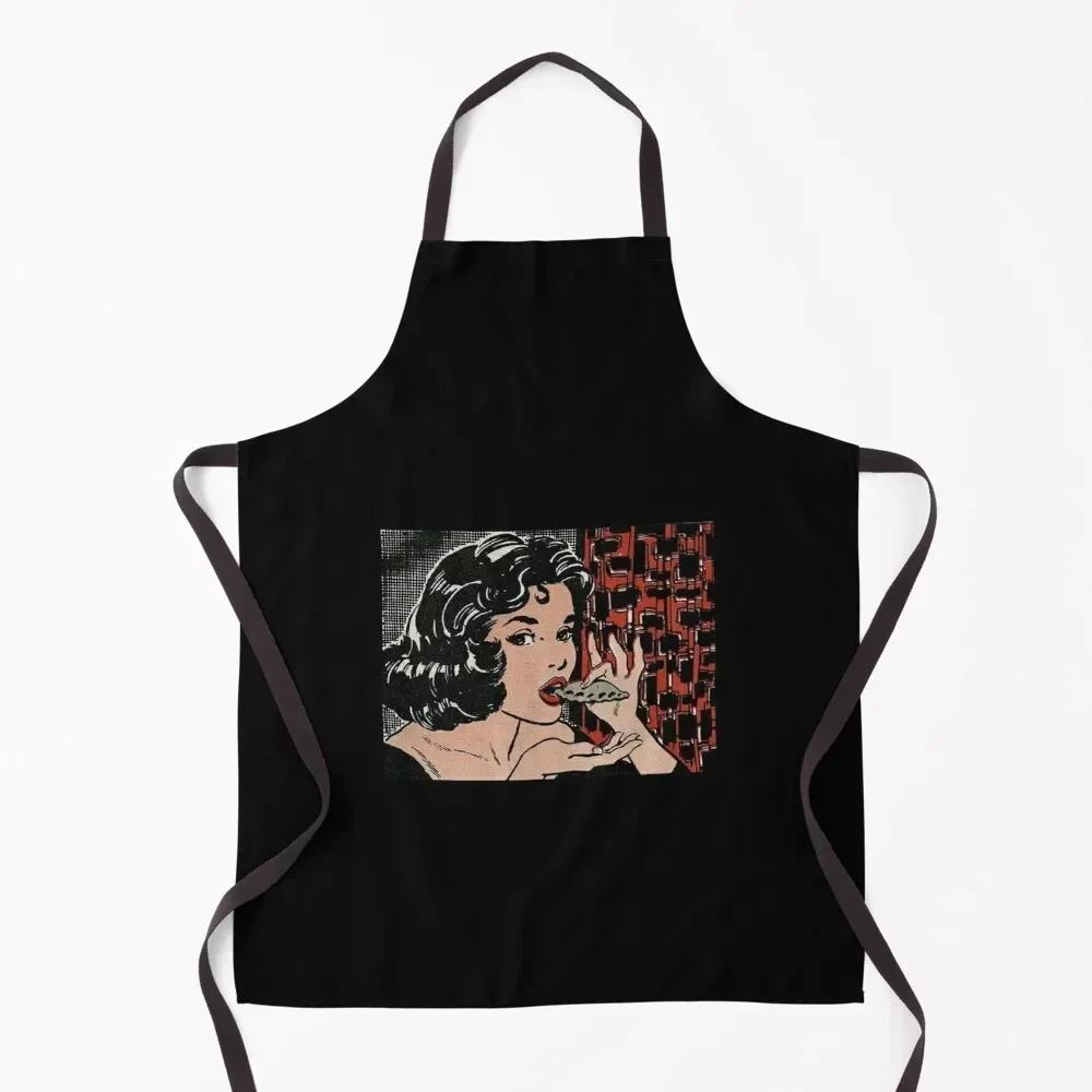 Comic Girl Eating Empanada Apron Smock for hairdressing Women Kitchen'S Apron
Comic Girl Eating Empanada Apron Smock for hairdressing Women Kitchen'S Apron